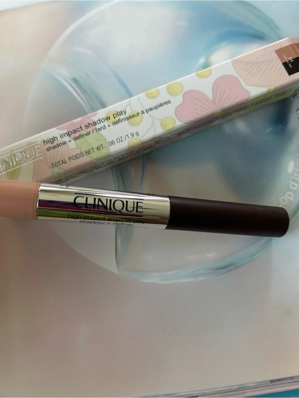 Clinique High Impact Shadow Play Shadow + Definer -  04 Cafe au Lait ~ 1.9g new